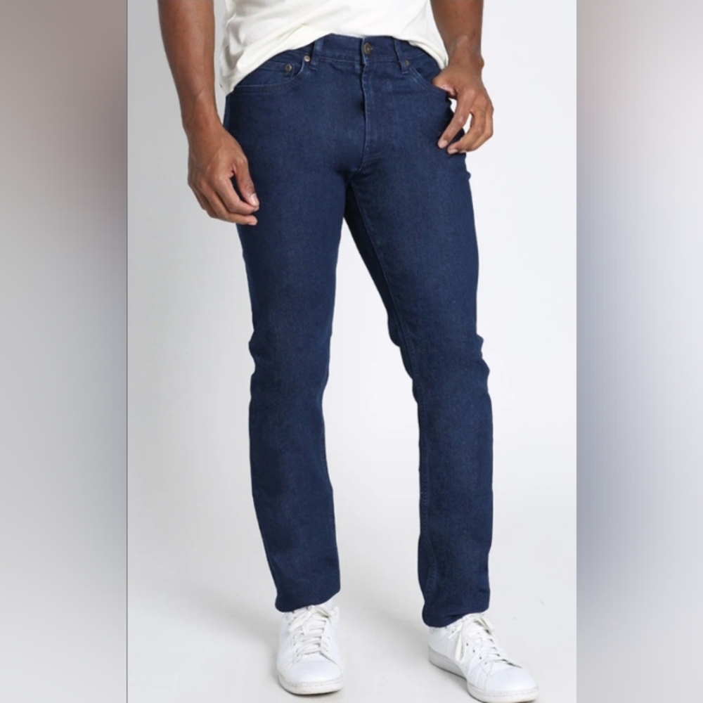 Mens Denim Classic Straight Fit Stretch Denim 34x30 / Classic